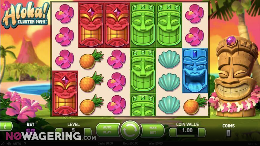 The Best Online Slots With Cluster Pay Mechanics No Wagering