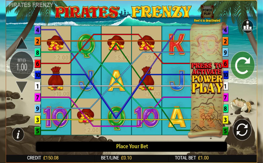 Blueprint Gaming Pirates Frenzy slot