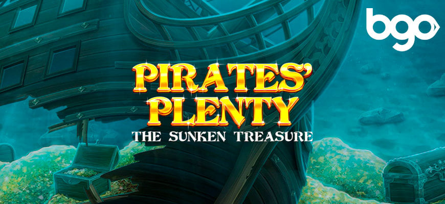 Pirates Plenty slot promotional banner for BGO casino