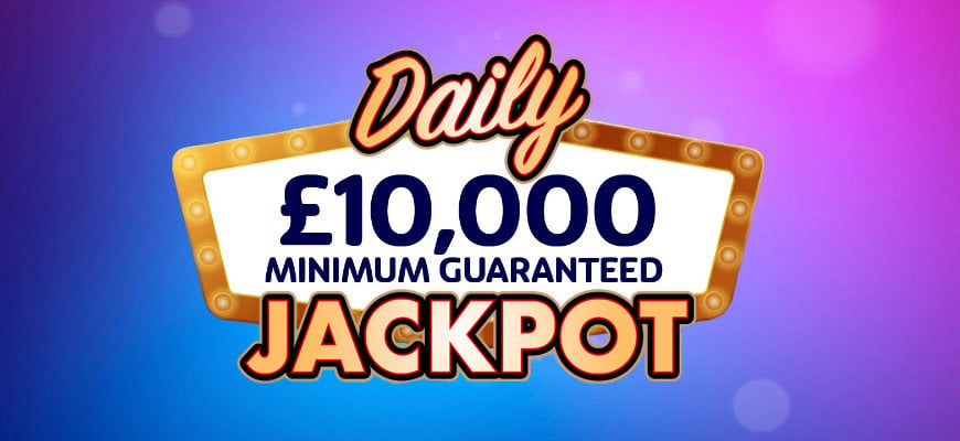 PlayOJO daily 10k jackpot promotional banner