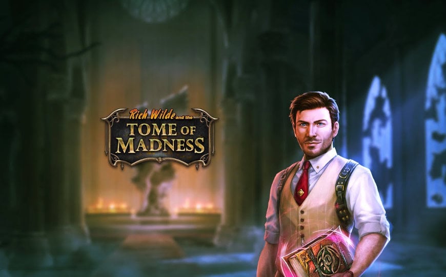 Rich Wilde and the Tome of Madness logo banner