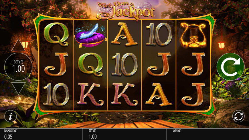 A screenshot of Wish upon a Jackpot slot