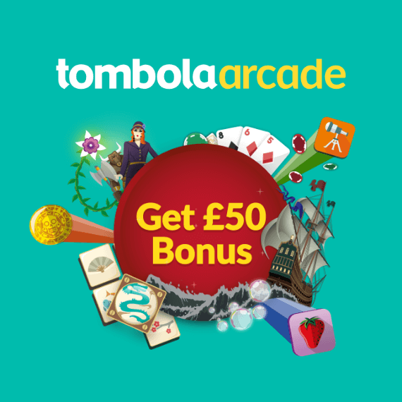 Tombola Arcade Welcome Offer Banner