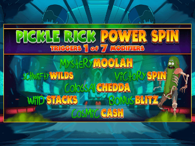 Pickle Rick Power Spin Features Image