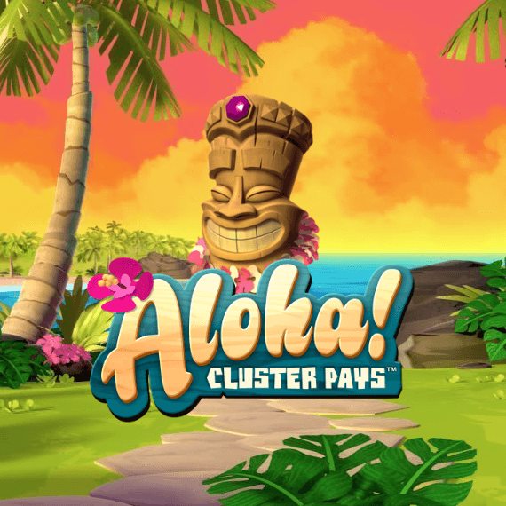 Aloha! Cluster Pays by NetEnt Logo