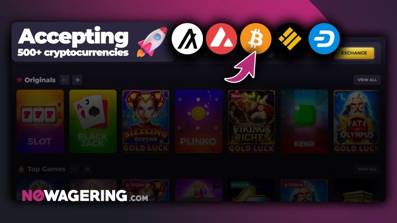 If a casino supports cryptocurrencies, it likely isn't licensed by the Gambling Commission.