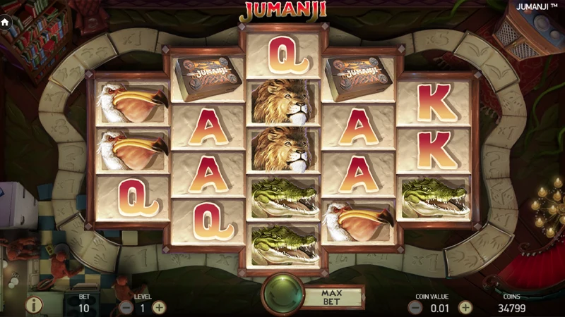 A screenshot of Jumanji gameplay