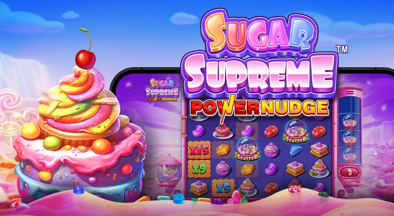 A screenshot of Sugar Supreme Powernudge by Pragmatic Play