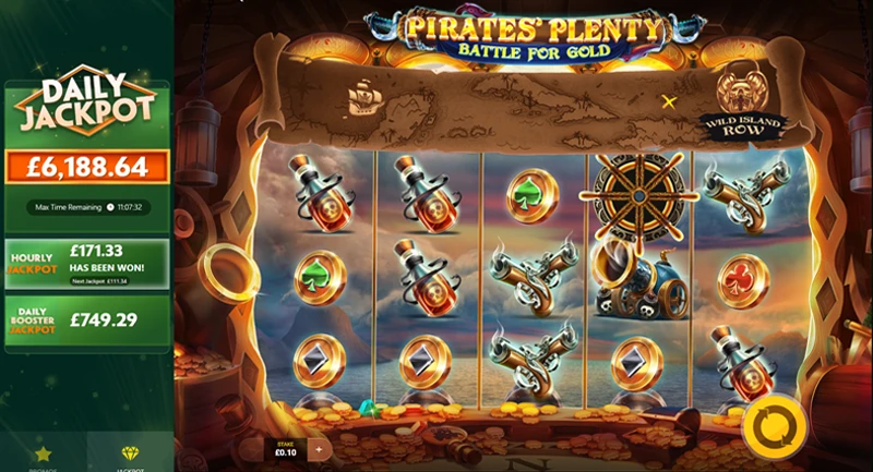 Screenshot of Pirates Plenty gameplay