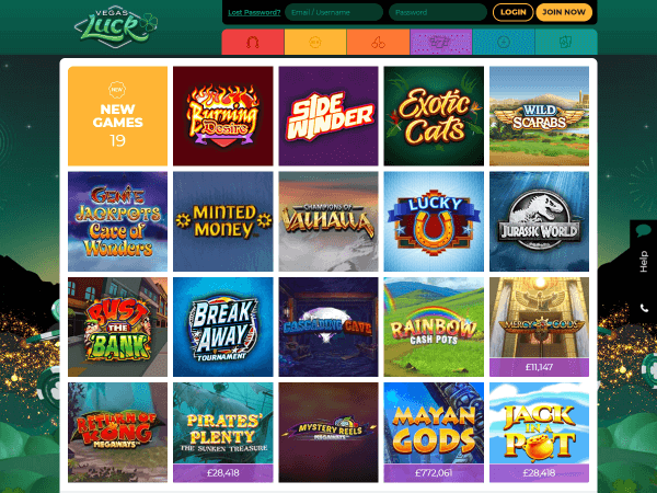 Vegas Luck Desktop - New Games