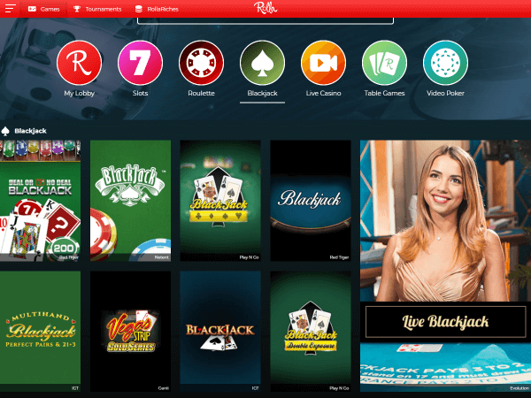 Rolla Casino Desktop Blackjack