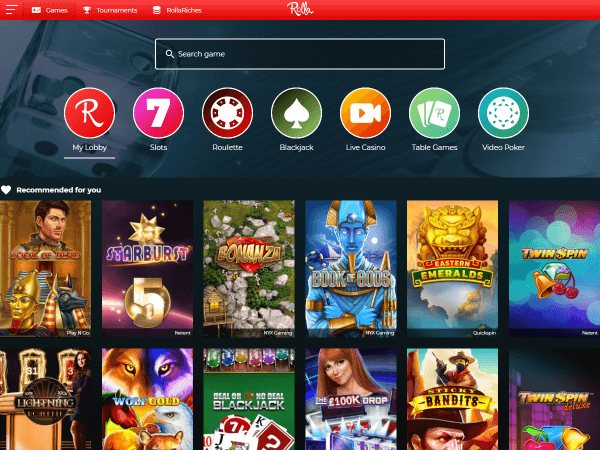 Rolla Casino Desktop Games