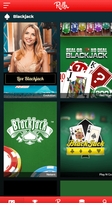 Rolla Casino Mobile Blackjack