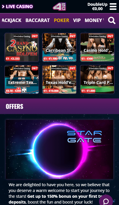 4Stars Games Mobile - Live Poker