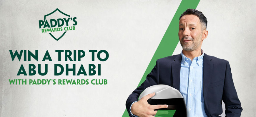 Enjoy a luxury trip to watch the F1 in Abu Dhabi with Paddy Power - Banner