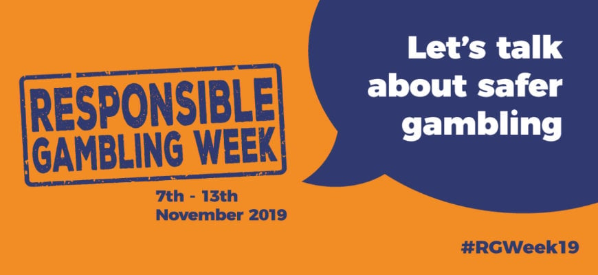 Responsible Gambling Week 2019 - Let's Talk About Safer Gambling - Banner