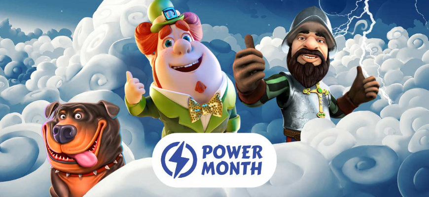 Earn up to 5% cashback during  Fortune Legends' Power Month - Banner