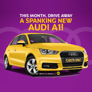 Win a brand new Audi A1 with PlayOJO this October - Thumbnail