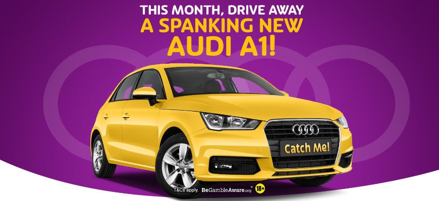 Win a brand new Audi A1 with PlayOJO this October - Banner