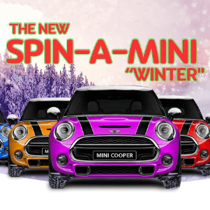 Win a brand new car in Spin-a-Mini Winter at PlayOJO - Thumbnail