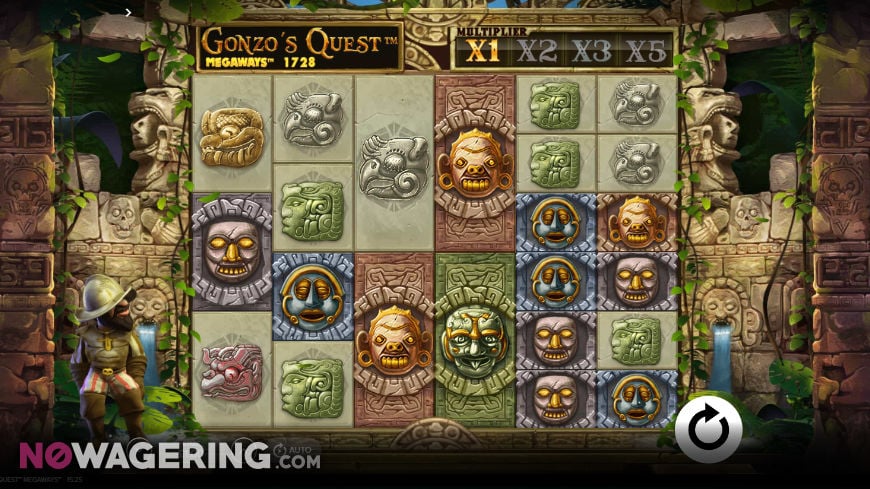 Gonzos Quest Megaways Online Slot - Screenshot