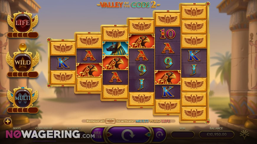 Valley of the Gods 2 Online Slot by Yggdrasil