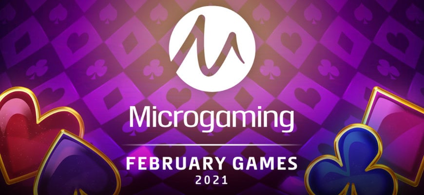 Microgaming announce 20 new online slots for February 2021 - Banner