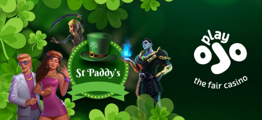 Win a share of £60,000 in PlayOJO's St Paddy's Tournament - Banner