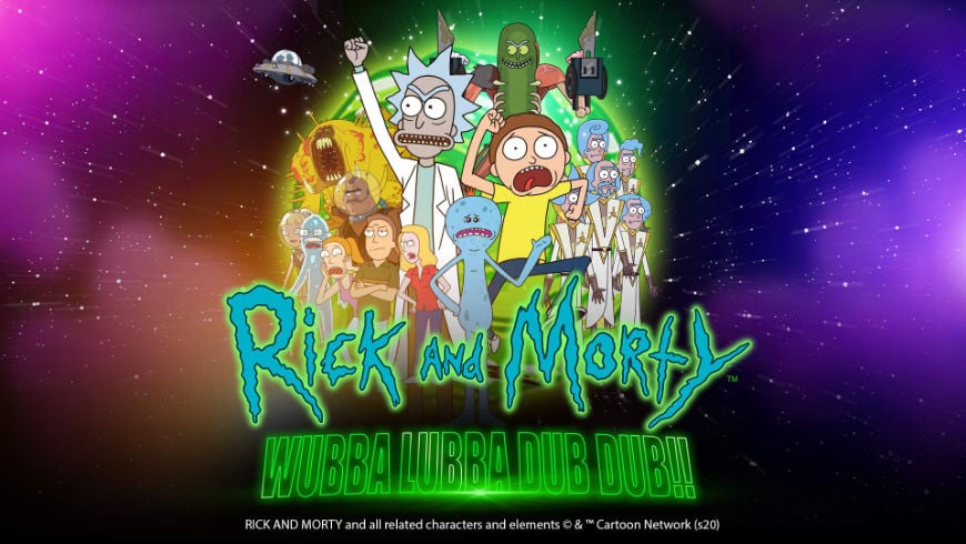 Rick and Morty Wubba Lubba Dub Dub Online Slot by Blueprint Gaming - Banner