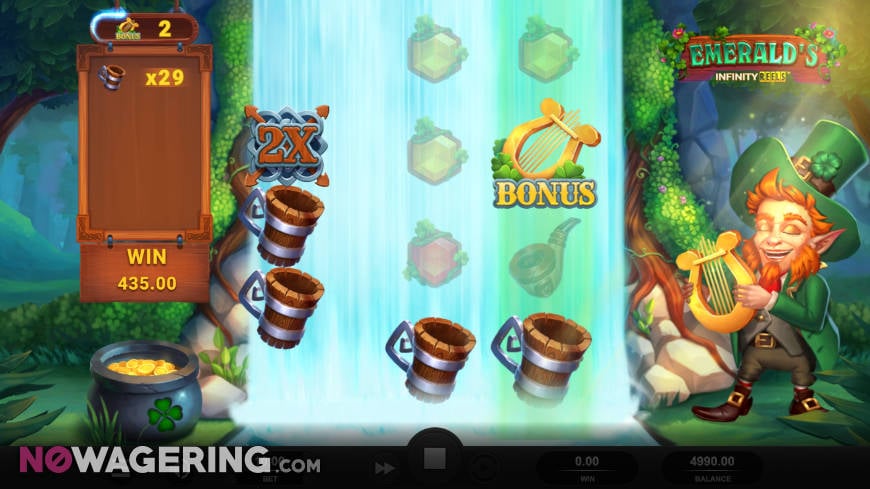 Emerald's Infinity Reels Online Slot by Relax Gaming