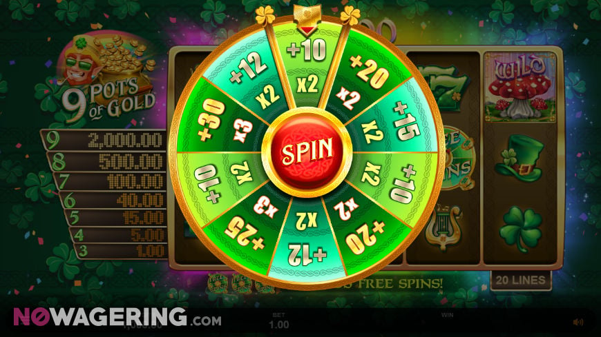 9 Pots of Gold Online Slot by Microgaming