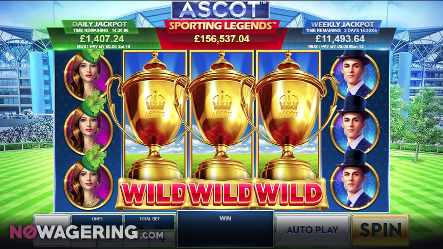 Ascot Sporting Legends Online Slot by Playtech Screenshot 1