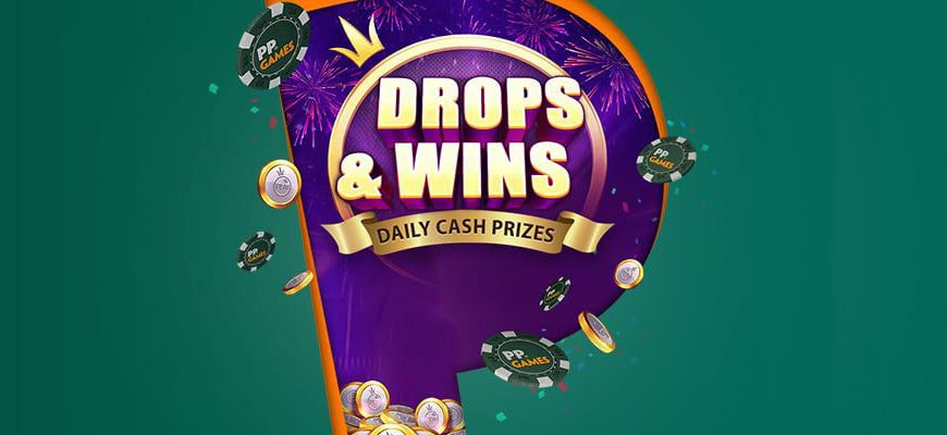 Drops and Wins Cash Prizes Paddy Power Games Hero