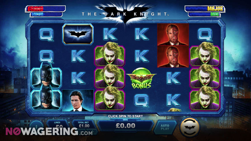 The Dark Knight Online Slot By Playtech Screenshot 1