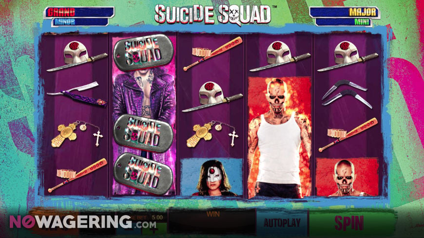 Suicide Squad Online Slot By Playtech Screenshot 1