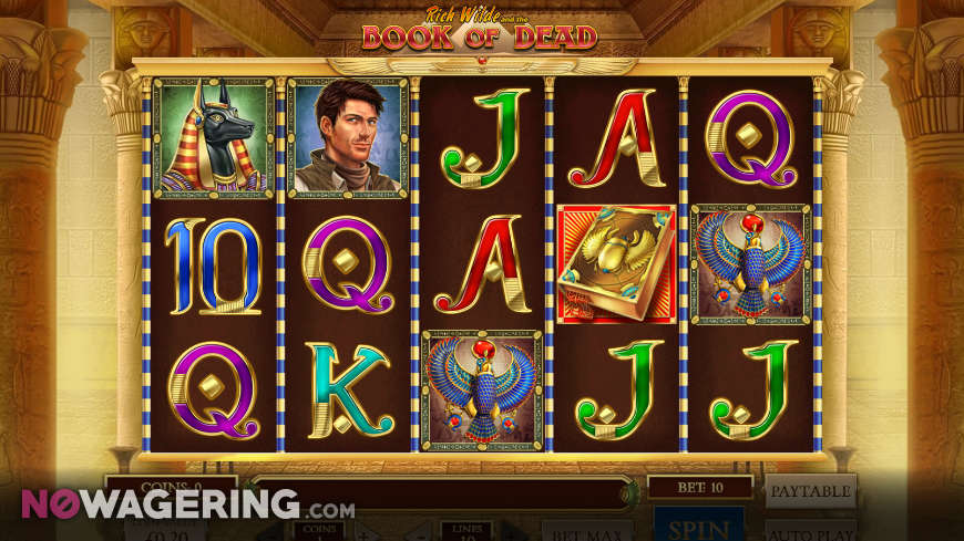 Rich Wilde Book of Dead Online Slot By Play N Go Screenshot 1