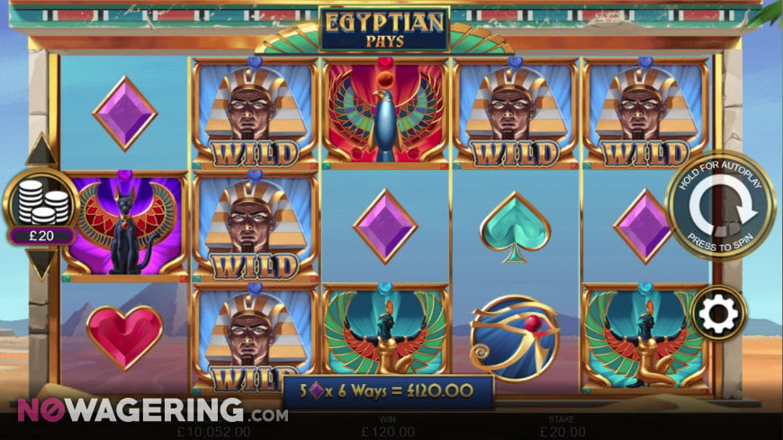 Egyptian Pays Online Slot By Inspired Gaming Screenshot 1