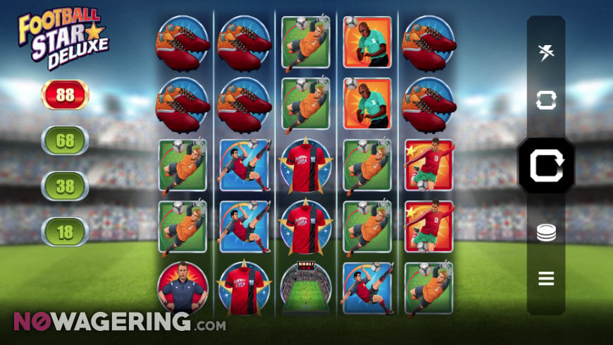 Football Star Deluxe Online Slot by MicroGaming Screenshot 1