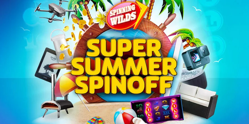 Win £10K in prizes in PlayOJO's Super Summer Spinoff - Banner