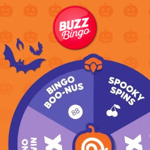 Win spooky free spins and more with Buzz Bingo's Hallowinner Spinner - Thumbnail