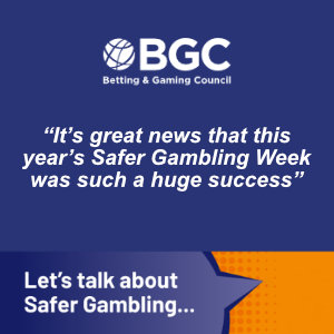 BGC: "Safer Gambling Week was such a huge success" - Thumbnail