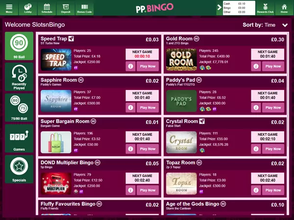 Paddy Power Bingo Desktop Screenshot 3