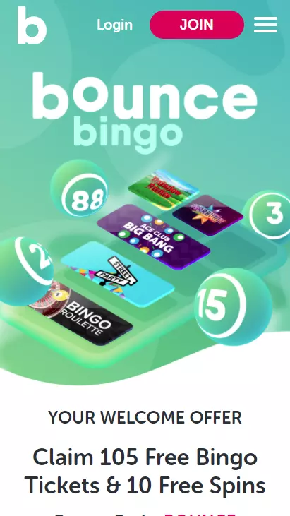 Bounce Bingo Mobile Screenshot 1