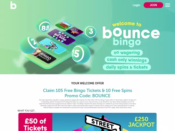 Bounce Bingo Desktop Screenshot 1