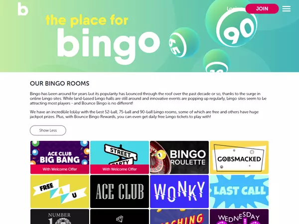 Bounce Bingo Desktop Screenshot 2