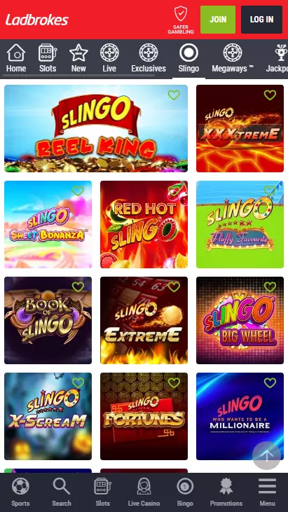 Ladbrokes Bingo Mobile Screenshot 4