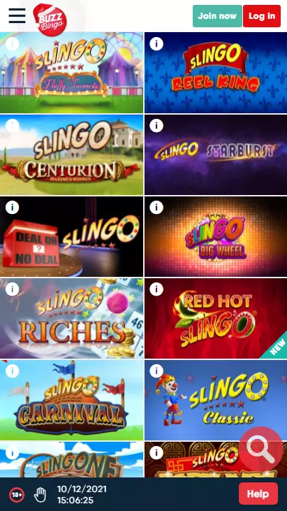 Buzz Bingo Mobile Screenshot 5