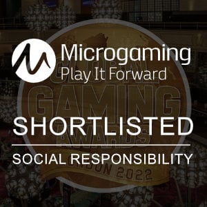 Microgaming shortlisted for Social Responsibility Award - Thumbnail