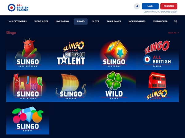 All British Casino Desktop Screenshot 5