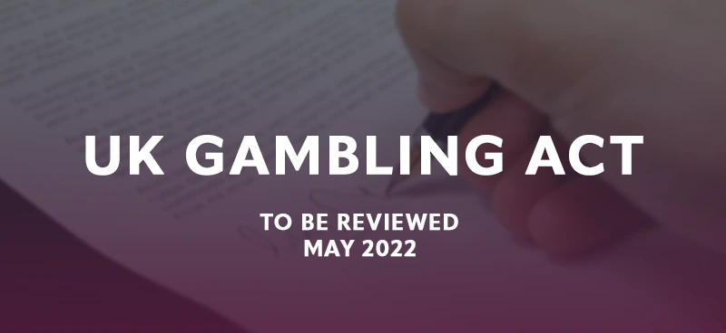 UK Gambling review delayed until May 2022 - Banner